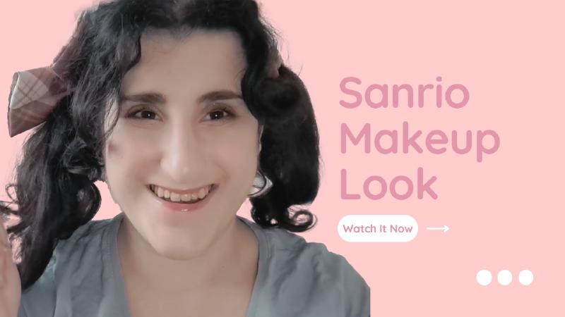 Featured image of post Sanrio My Melody and Kuromi Makeup Look🩷💜 || Rom&nd Sanrio Makeup Collection Review💋